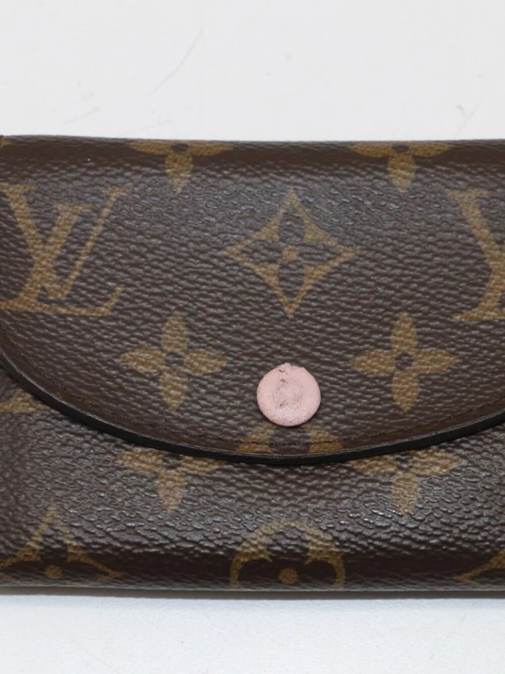 Louis Vuitton Rosalie Monogram Coin Purse Wallet Brown/Rose Ballerine M62361